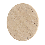 Бра с круглым плафоном из травертина Shaw Marble Lighting варинант исполнения - 4 | Loft Concept в Тюмени