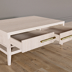 Кофейный стол Primo с двумя ящиками Светлый дуб варинант исполнения - 7 | Loft Concept в Тюмени