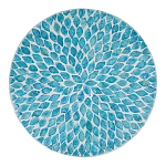 Столик с инкрустацией с перламутровым узором Flower Blue варинант исполнения - 2 | Loft Concept в Тюмени