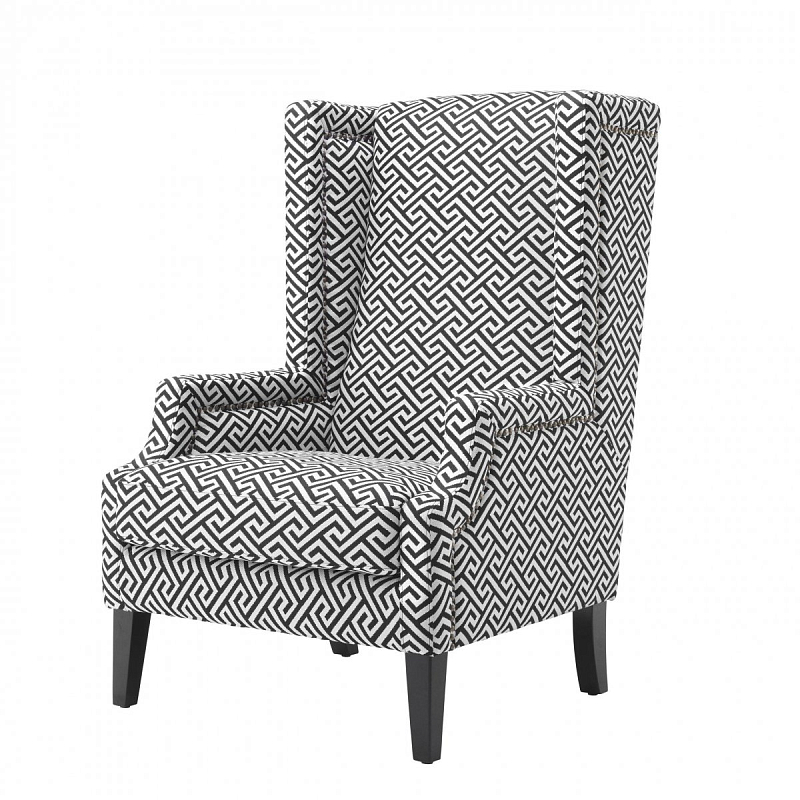 Кресло Eichholtz Chair Eleventy Черно-белый Кресло Eichholtz Chair Eleventy Черно-белый в Тюмени | Loft Concept