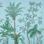 Обои ручная роспись Amazonia Duck Egg варинант исполнения - 2 | Loft Concept в Тюмени