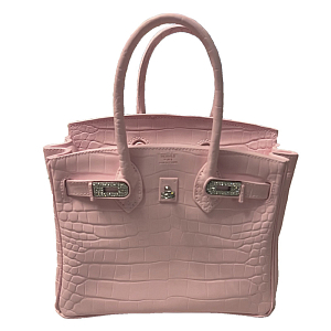 Декоративная ваза в виде сумки Birkin Bag Vase Pink