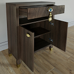 Комод Elsa Dreams Walnut Двухстворчатый  варинант исполнения - 1 | Loft Concept в Тюмени