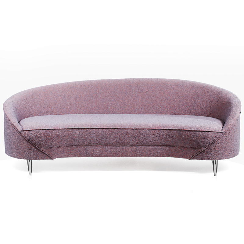 Диван Paulet Sofa Сиреневое Букле Лиловый Хром Диван Paulet Sofa Сиреневое Букле Лиловый Хром в Тюмени | Loft Concept