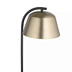 Торшер на изогнутом основании в сочетании черного и золотистого цвета Stable Base варинант исполнения - 2 | Loft Concept в Тюмени