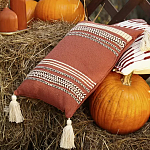 Подушка декоративная с вышивкой и кисточками Ethnic mix варинант исполнения - 5 | Loft Concept в Тюмени