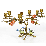 Бронзовый подсвечник на 7 свечей Eden Garden варинант исполнения - 2 | Loft Concept в Тюмени