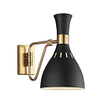 Бра с плафоном в форме песочных часов с узкими перфорированными отверстиями Feiss варинант исполнения - 1 | Loft Concept в Тюмени