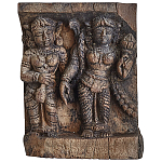 Антикварные объёмные панно из тика Antique Indian Panels варинант исполнения - 2 | Loft Concept в Тюмени