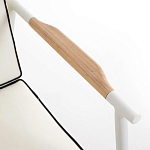 Садовый 2-х местный диван с подлокотниками из тика White варинант исполнения - 6 | Loft Concept в Тюмени