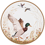 Тарелка закусочная из фарфора с изображением утки Hunting Porcelain Collection варинант исполнения - 1 | Loft Concept в Тюмени