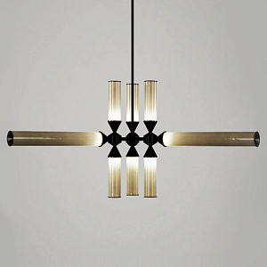 Люстра Castle 9-01 Black and Smoke