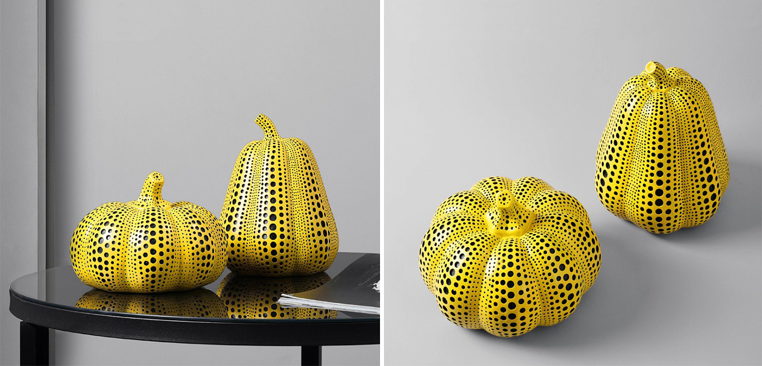 Статуэтка тыквы Kusama Yayoi I Статуэтка тыквы Kusama Yayoi I - Loft-Concept в Тюмени
