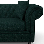 Мебельная ткань Шенилл темно-зеленый цвет 138 см T4-36 варинант исполнения - 8 | Loft Concept в Тюмени