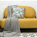 Чехол на подушку с рисунком и вышивкой Aurora Allure Sprout варинант исполнения - 5 | Loft Concept в Тюмени