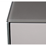 Комод со стеклянной столешницей и с выдвижными ящиками Minimalist Accent варинант исполнения - 5 | Loft Concept в Тюмени