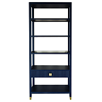 Стеллаж Elsa Dreams Blue со стеклянными полками и ящиком варинант исполнения - 7 | Loft Concept в Тюмени