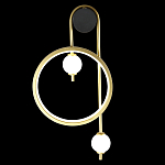 Бра с круглой рамкой и стеклянными белыми шарами B.LUX C Ball варинант исполнения - 3 | Loft Concept в Тюмени