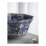 Чаша белая с синим цветочным узором Chino Dishes варинант исполнения - 5 | Loft Concept в Тюмени