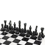 Шахматы классические с белой доской из натурального камня Мрамор Decorative Thematic Chess варинант исполнения - 3 | Loft Concept в Тюмени