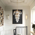 Бра настенное высокое из стеклянных трубочек Gladia варинант исполнения - 3 | Loft Concept в Тюмени