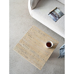 Столик приставной с квадратной столешницей Textured Cream Table варинант исполнения - 5 | Loft Concept в Тюмени