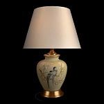 Настольная лампа бежевая с изображением птиц Slip Away варинант исполнения - 2 | Loft Concept в Тюмени