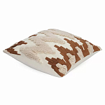 Чехол на подушку с вышивкой в виде геометрических узоров Beige Calista Square варинант исполнения - 1 | Loft Concept в Тюмени