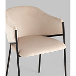 Стул Brace велюр молочный варинант исполнения - 2 | Loft Concept в Тюмени