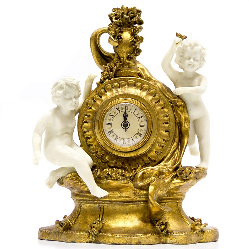 Часы White Putti with Golden Watch Золотой Часы White Putti with Golden Watch Золотой в Тюмени | Loft Concept
