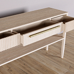 Дизайнерская Консоль с полкой и ящиком Primo Светлый дуб варинант исполнения - 5 | Loft Concept в Тюмени