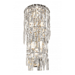 Бра с каскадом из прозрачного хрусталя и корпусом из металла цвета хром Constant Sparks варинант исполнения - 2 | Loft Concept в Тюмени