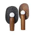 Настольная лампа из дерева Decorative Wooden Lamp варинант исполнения - 1 | Loft Concept в Тюмени