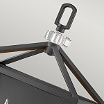 Бра в черном цвете с двумя лампами в форме свечи и стеклянными элементами Hinkley варинант исполнения - 2 | Loft Concept в Тюмени