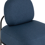 Кресло в синей рогожке COLOR BLOCK варинант исполнения - 6 | Loft Concept в Тюмени