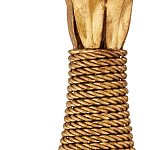 Люстра золотая с декором в виде перьев Bunch of Feathers варинант исполнения - 2 | Loft Concept в Тюмени