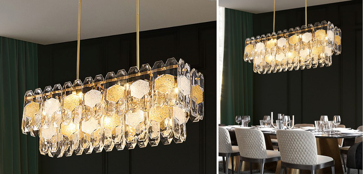 Люстра Oswalda Linear Chandelier Люстра Oswalda Linear Chandelier - Loft-Concept в Тюмени