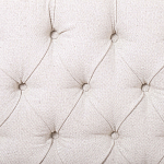 Кровать двуспальная светло-бежевая с основанием из массива дуба с мягким изголовьем Flax Beds варинант исполнения - 4 | Loft Concept в Тюмени