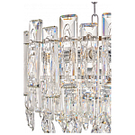 Круглая люстра с хрустальными подвесками на серебряном каркасе Gorgeous Crystal Light варинант исполнения - 4 | Loft Concept в Тюмени