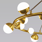 Люстра подвесная светодиодная с плафонами в форме шара Italian Globe Cedar Moss Light варинант исполнения - 3 | Loft Concept в Тюмени