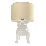 Настольная лампа COLLECTION OF DOGS с абажуром Бульдог варинант исполнения - 2 | Loft Concept в Тюмени