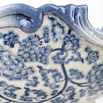 Фарфоровая чаша с птицами Blue and White варинант исполнения - 3 | Loft Concept в Тюмени