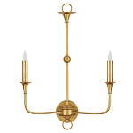 Бра настенное золотого цвета в форме подсвечника Graceful Smoothness варинант исполнения - 3 | Loft Concept в Тюмени