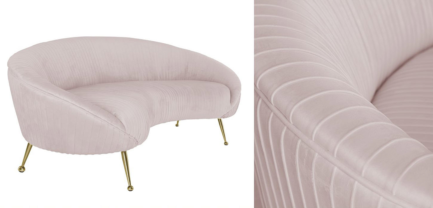 Диван Pebernat Lounge Sofa light pink Диван Pebernat Lounge Sofa light pink - Loft-Concept в Тюмени