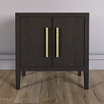 Тумбочка Primo с дверцами шпон темный орех варинант исполнения - 2 | Loft Concept в Тюмени