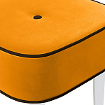 Квадратный мягкий пуф на белых ножках Winton Pouf Square варинант исполнения - 24 | Loft Concept в Тюмени