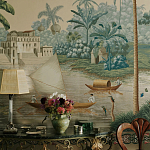 Обои ручная роспись River Scenes of Bengal Kolkata варинант исполнения - 5 | Loft Concept в Тюмени