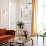 Бра с бронзовыми акцентами и прозрачными стеклянными каплями Droplet Bra варинант исполнения - 4 | Loft Concept в Тюмени