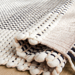 Ковер Woven from Wool с бахромой по краям варинант исполнения - 2 | Loft Concept в Тюмени