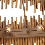 Люстра с абажуром из ротанга Wicker Furniture варинант исполнения - 2 | Loft Concept в Тюмени